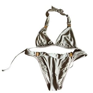 Maidenform Gray Bikini Set